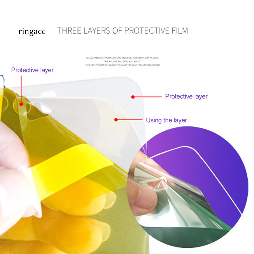 Set 3 miếng dán TPU bảo vệ màn hình thích hợp cho đồng hồ thông minh Fitbit Ionic