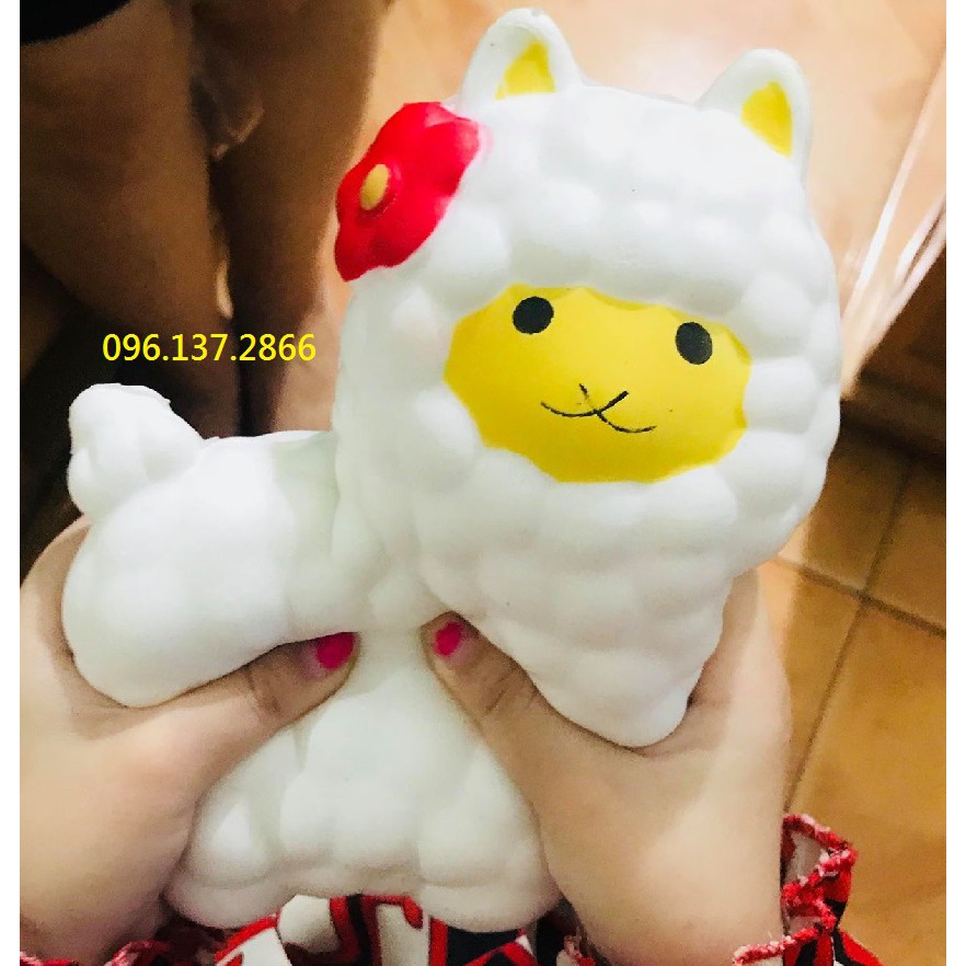 ( Cuutrangkl ) đồ chơi squishy cừu khổng lồ màu trắng - đáng yêu hết cỡ ( nguyenhuyen9916 )