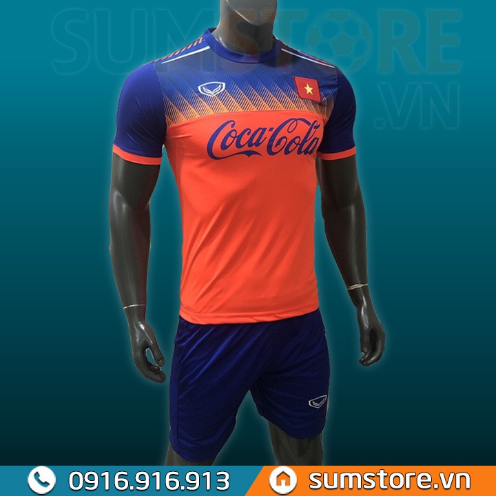 Bộ Đồ Bóng Đá Việt Nam Tập 2019 - Cam - Áo U23 Việt Nam
