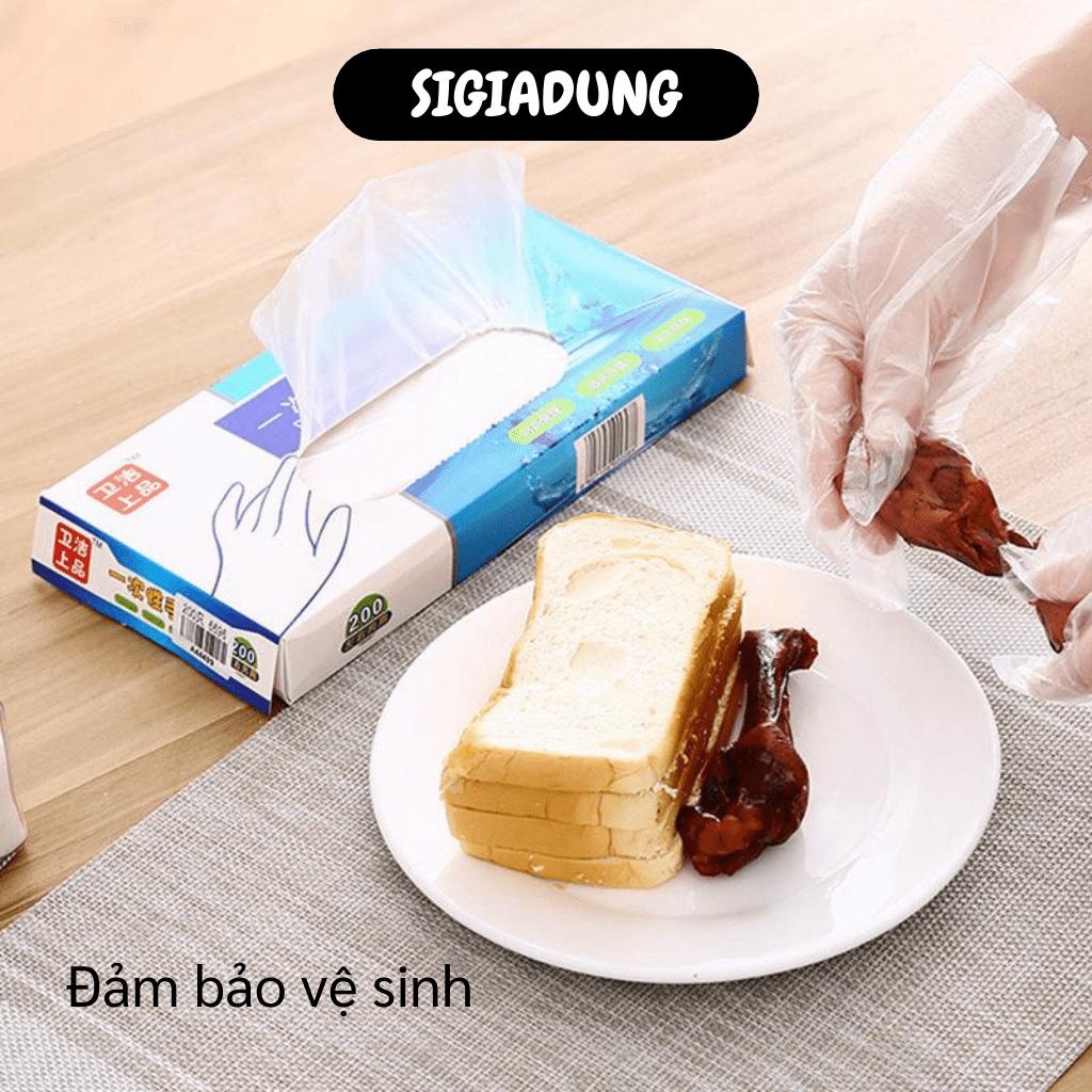 [SGD] Bao Tay Nilong - Hộp 200 Bao Tay Dày Dặn Dùng 1 Lần Làm Bếp Nấu Ăn, Nhuộm Tóc 7794