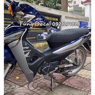 Tem Rời Wave 110 Bạc Xám