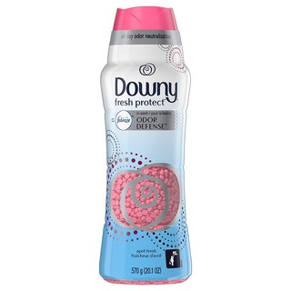 Hạt Xả Giúp Thơm và Mềm Vải Downy Fresh Protect April Fresh with Febreze Odor Defense In-Wash Scent Beads 570g/680g (Mỹ)