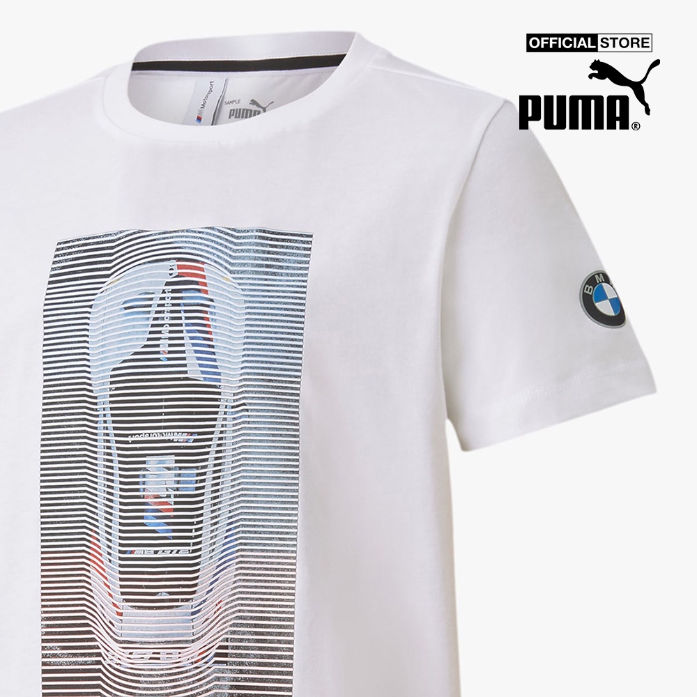 PUMA - Áo thun thể thao trẻ em BMW M Motorsport 598397-02