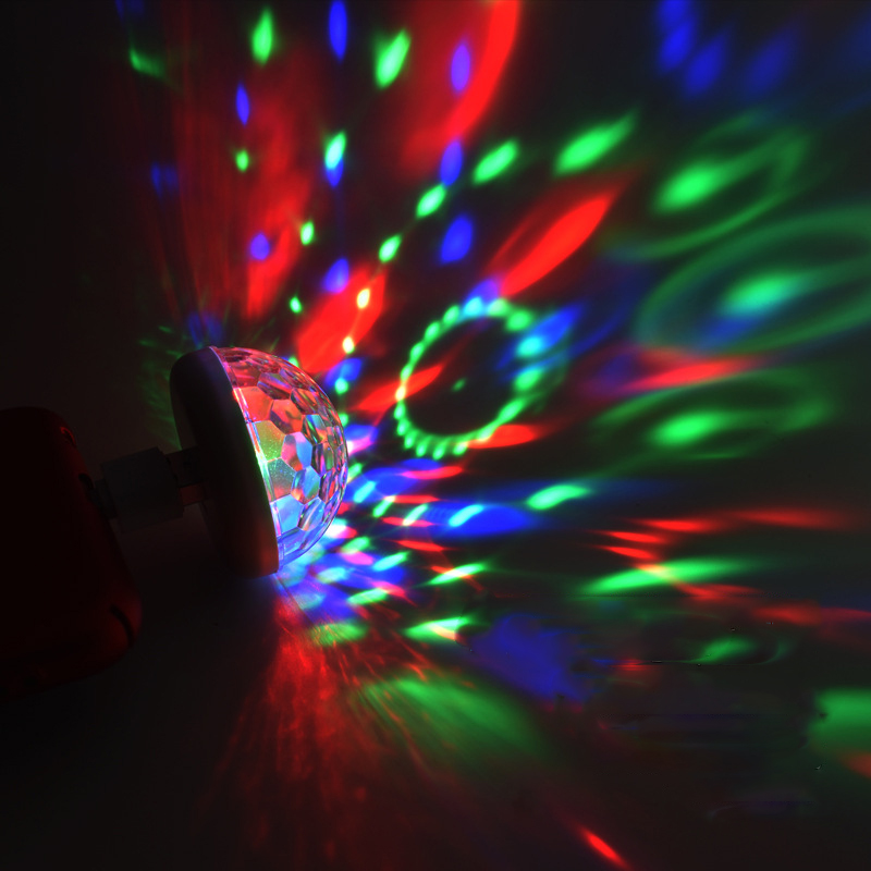 Túi Lưới Đựng Bóng Đèn RGB Tạo Hiệu Ứng Nhiều Màu Sắc Cổng USB Sắp Xếp Gọn Gàng Cho Xe Hơi Tiệc DJ