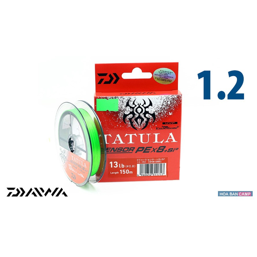 Dây Dù Daiwa Tatula Sensor X8+Sl2 - 150m