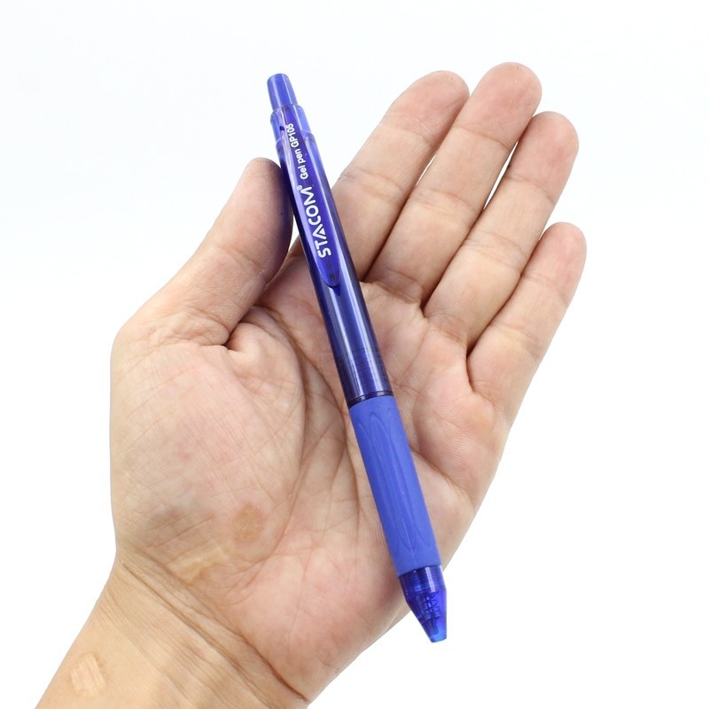 Bút Bi Mực Gel 0.7mm Stacom GP105 - Mực Xanh (12 Cây) | Bút bi gel học sinh / sinh viên