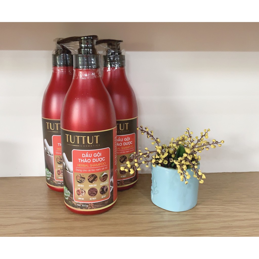DẦU GỘI THẢO DƯỢC TUTTUT 800G