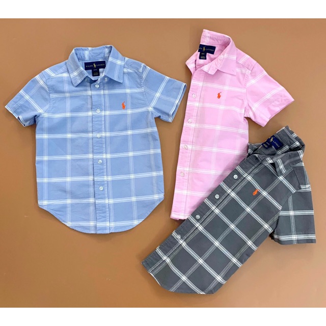 Áo sơ mi Polo bé trai hàng dư xịn