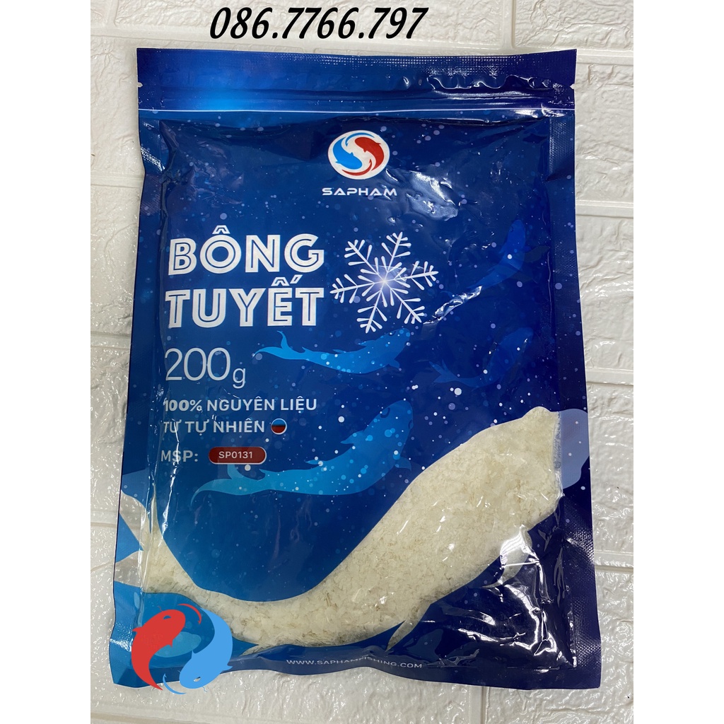 Mồi câu cá Bông Tuyết Sa Phạm Fishing - Gói 200g - KhoaHuyen Fishing