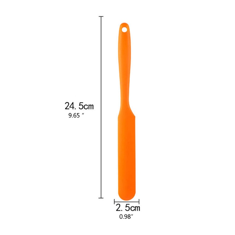 Muỗng Silicone Trộn Bột Làm Bánh Chống Dính Linh Hoạt Diy