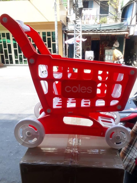 Xe đẩy siêu thị Shopping Trolley Coles