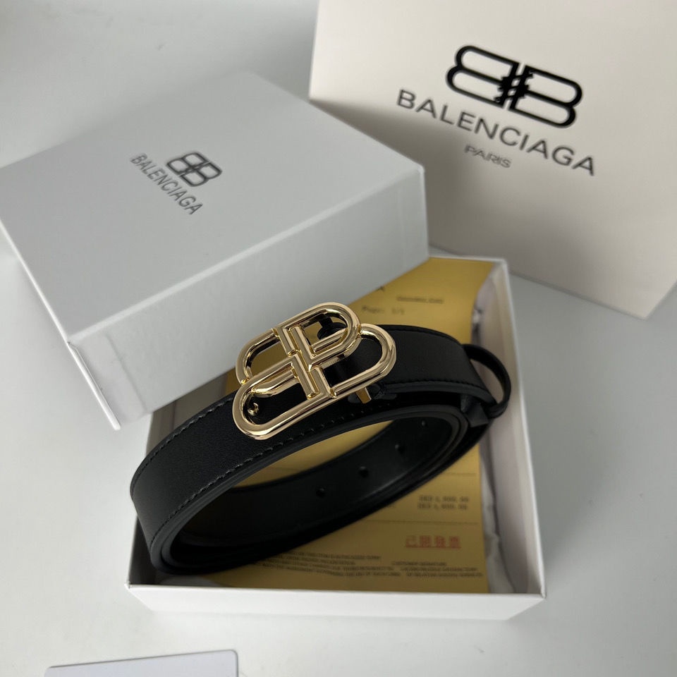 Thắt Lưng Da Bò Balenciaga Unisex