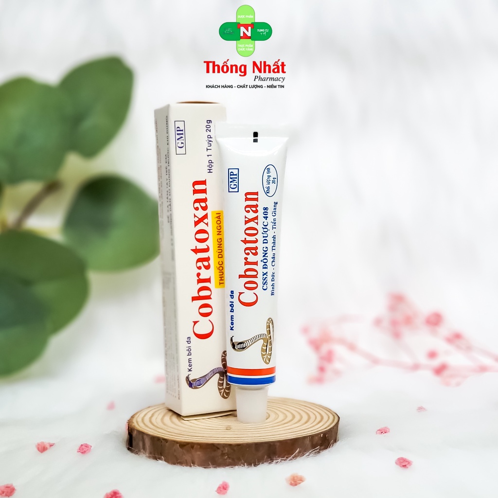 Kem xoa bóp, giảm đau khớp, nhức mỏi Cobratoxan hộp 10 tuýp 20g