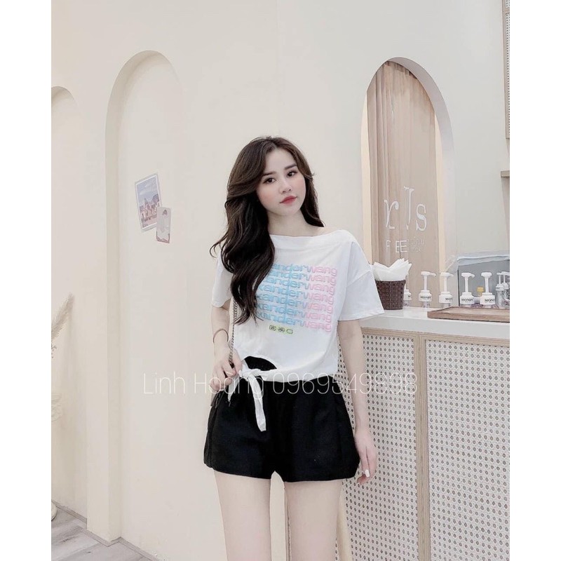 Áo thun thắt dây