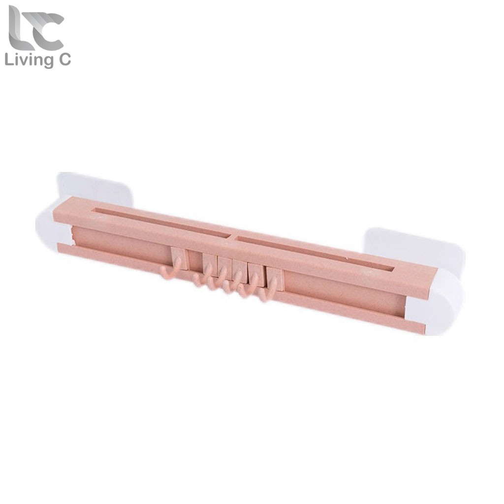 Kệ dao treo tường , giá kệ cắm dao kéo nhà bếp dính tường đa năng bằng nhựa ABS Living C