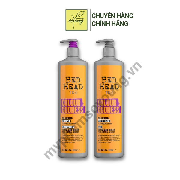 [Mã COSMS70 giảm 10% đơn 250K] Cặp Dầu Gội Xả TIGI BED HEAD 970ML và 400ML (Mẫu mới 2021)