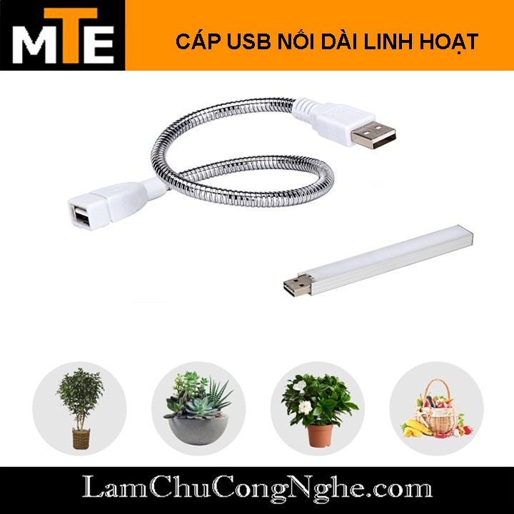 Dây USB nối dài uốn cong linh hoạt - cấp nguồn, sạc cổng USB tiện lợi | WebRaoVat - webraovat.net.vn