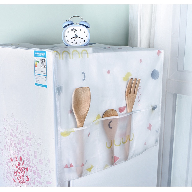 Tấm Phủ Tủ Lạnh Chắn Bụi Bẩn Tiện Dụng Cho Gia Đình MINISHOP H094