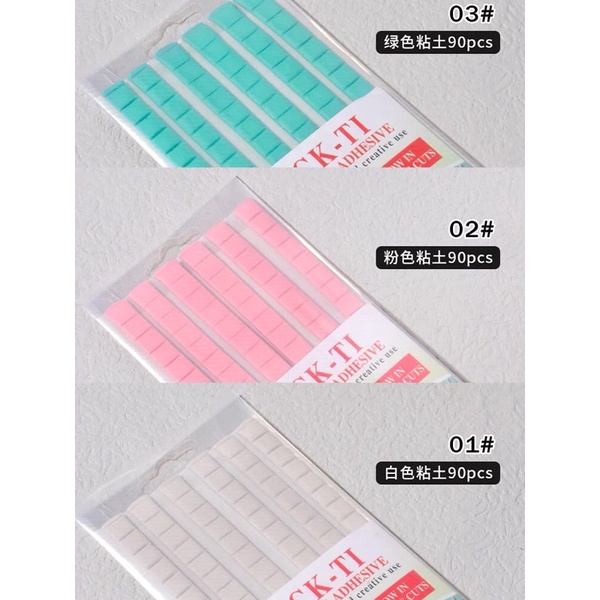 Keo đất sét nail, keo xanh gắn móng giả