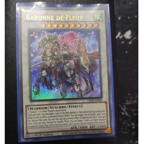 Thẻ bài Yugioh: Baronne de Fleur – LED8-EN024