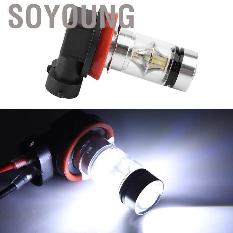 [Hàng tồn kho] Đèn Pha Chống Sương Mù H11 H8 100w 20 Bóng Led Dành Cho Xe Hơi