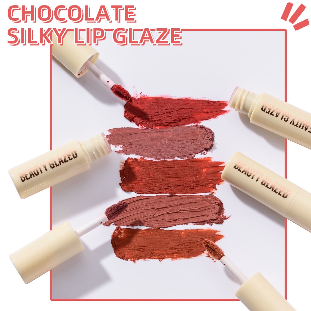 [Hàng mới về] Bộ 12 Son Lì Beauty Glazed Kháng Nước Lâu Trôi Kèm Cọ Trang Điểm Tiện Lợi | WebRaoVat - webraovat.net.vn