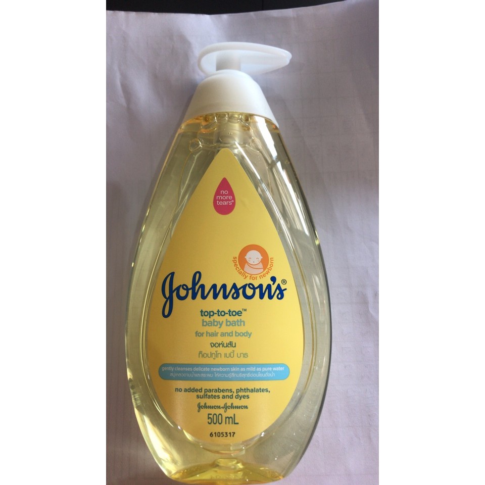 Sữa tắm gội toàn thân em bé Johnson Baby 500ml