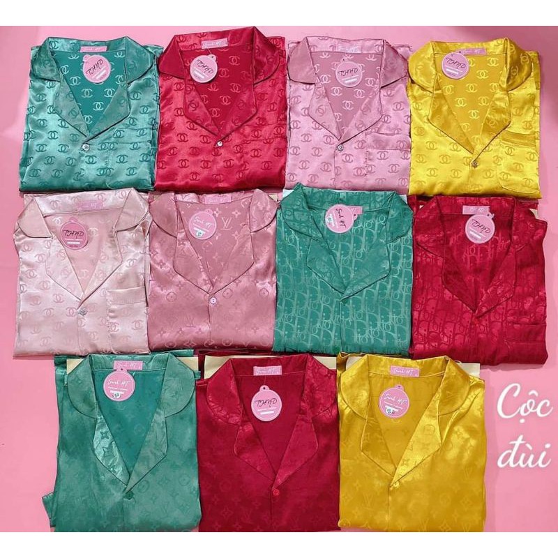 [ FREESHIP 50K ] THANH LÝ BỘ LỤA GẤM ÁO CỘC QUẦN ĐÙI