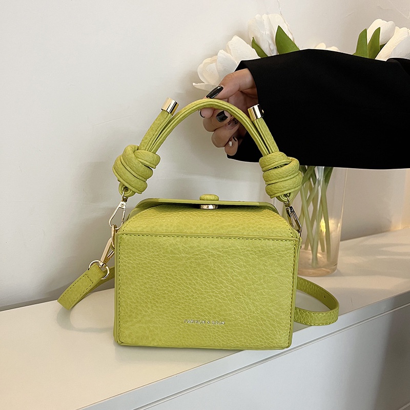 IELGY Túi Đeo Chéo Dáng Vuông Nhỏ Phong Cách Hàn Quốc Cá Tính Cho Nữ