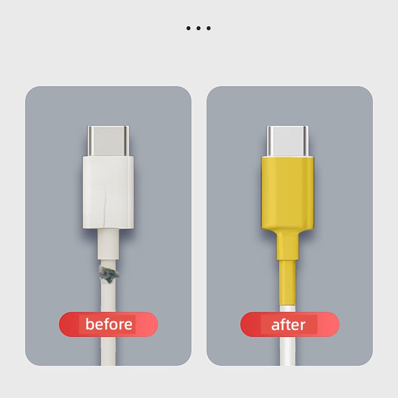 Ống Co Nhiệt Bảo Vệ Dây Cáp Sạc Điện DIY