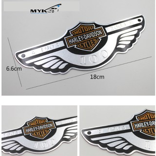Logo 3D Harley-Davidson Trang Trí oto Myk