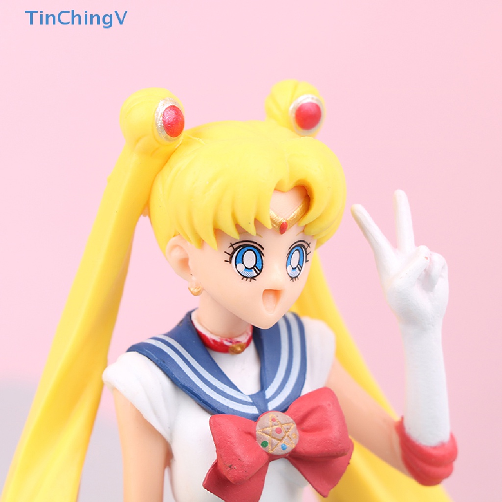 [TinChingV] Mô Hình Nhân Vật Thủy Thủ Mặt Trăng Ngồi Mì 14CM