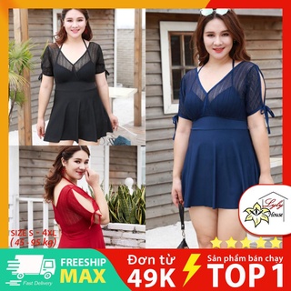 Đồ bơi cho người mập bụng , đồ bơi nữ thời trang dành cho người dưới 65Kg