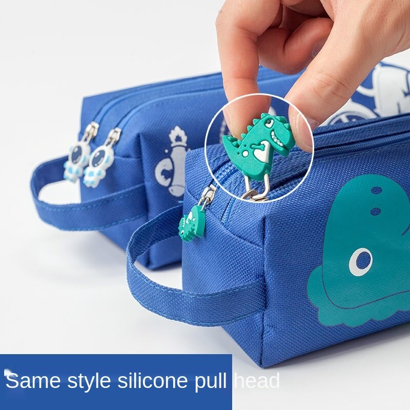 Túi đựng bút chì sức chứa lớn siêu bền có khóa kéo cho học sinh