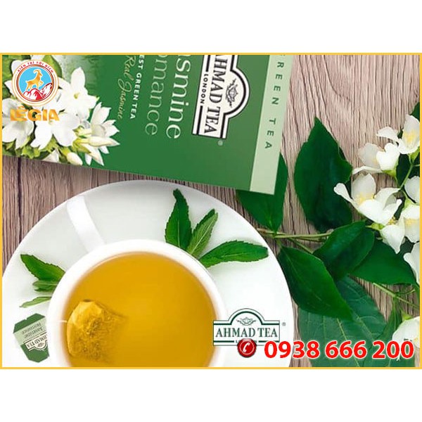 Trà Xanh Hoa Nhài AHMAD 100G ( hộp giấy , hộp thiếc ) - AHMAD JASMINE GREEN TEA