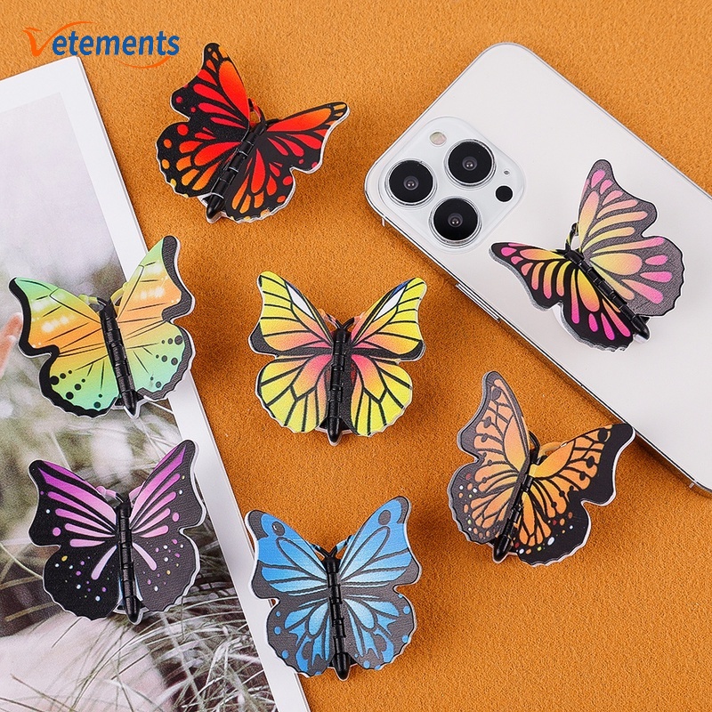 Giá Đỡ Điện Thoại/Máy Tính Bảng Hình Chiếc Lá Bằng Acrylic Nhỏ Gọn Dễ Thương