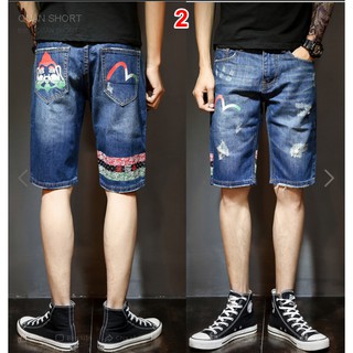 QUẦN SHORT NAM [ IN LOGO EVISU ]