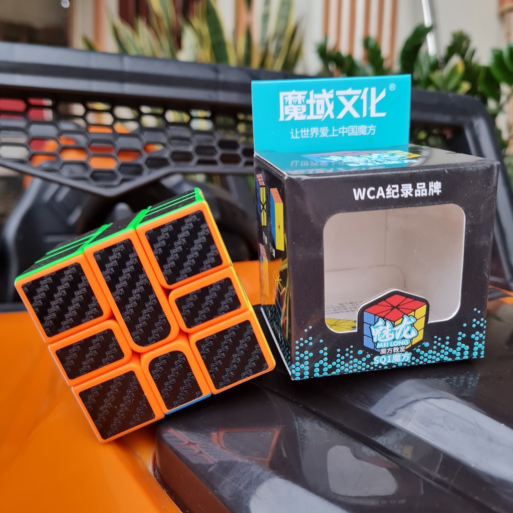 Rubik 3x3 biến thể Square Carbon