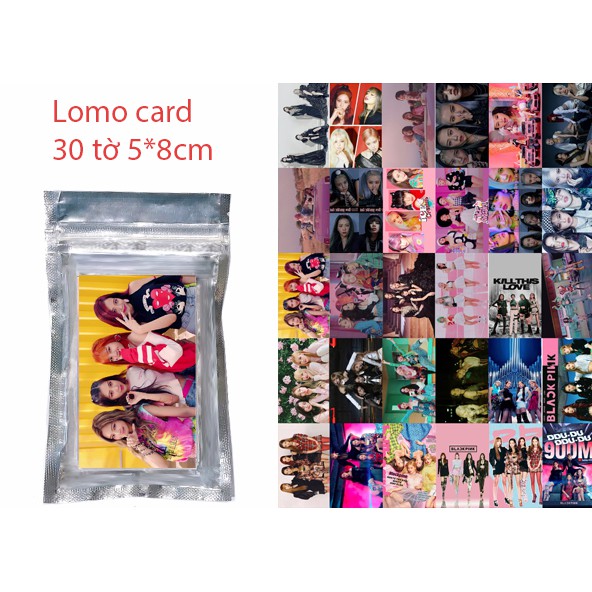 Lomo Card blackpink Blink LM2 30 tấm 5*8cm