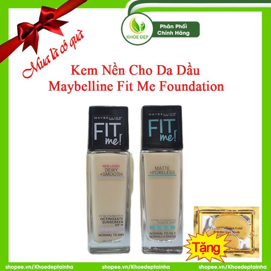 Kem Nền Cho Da Dầu MAYBELLINE Fit Me Foundation 30ml - Chính Hãng | BigBuy360 - bigbuy360.vn