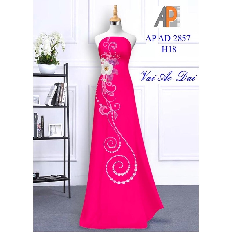 Vải áo dài hoa