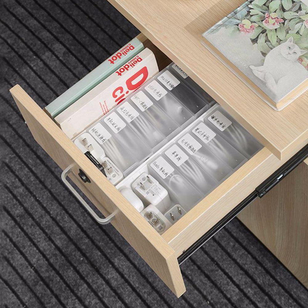 YIYU Hộp Nhựa Phân Ngăn Đựng Cáp Sạc USB Để Bàn TYLER1