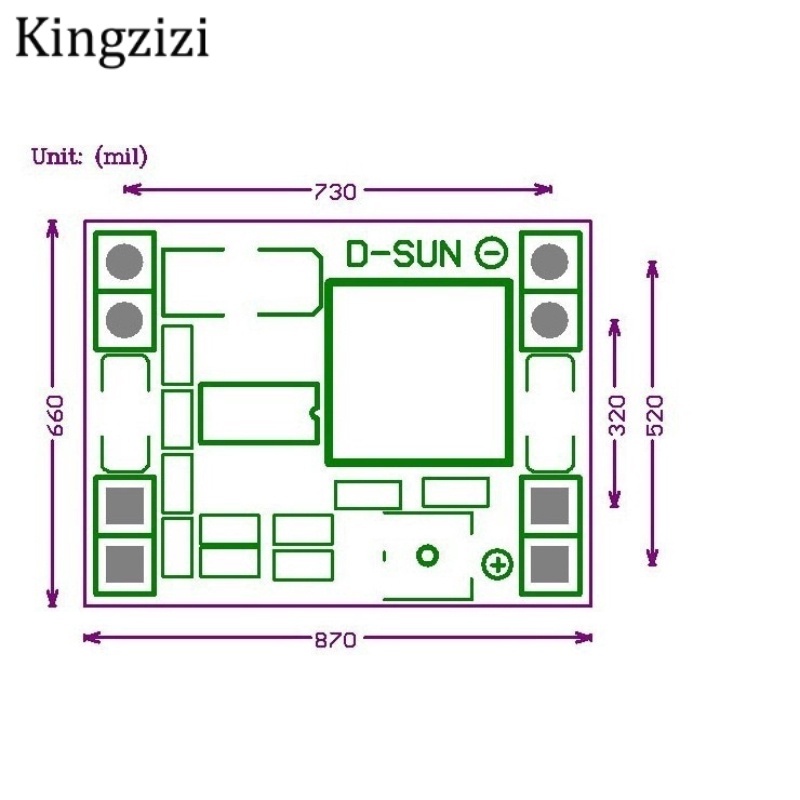 Mạch Nguồn Giảm Áp DC Mini MP1584EN 0.8V - 20V 3A