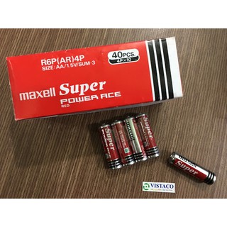 PIN MAXELL CARBON AA VỈ 4 VIÊN.