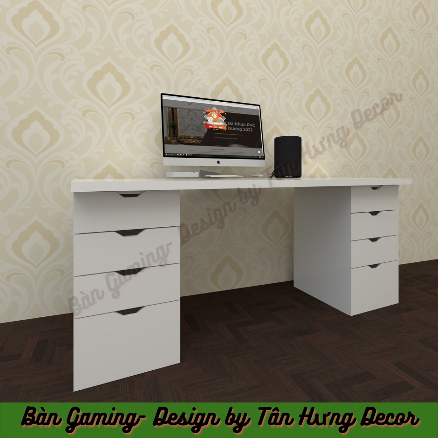 Bàn làm việc  thiết kế đồ họa, bàn gaming kiểu IKEA