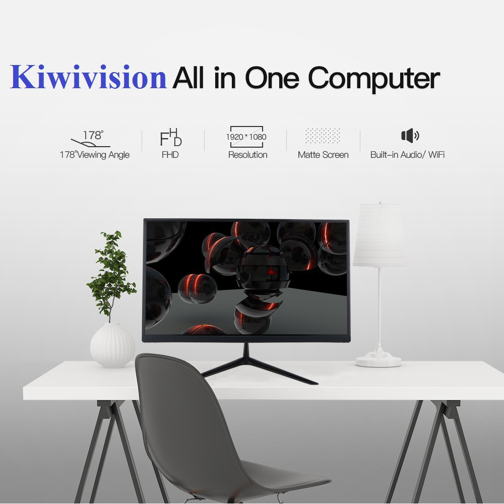 Bộ máy tính để bàn All in One Kiwivision - Tất cả trong 1 màn hình 24" full view, CPU  Intel Pentium G-2020 | BigBuy360 - bigbuy360.vn