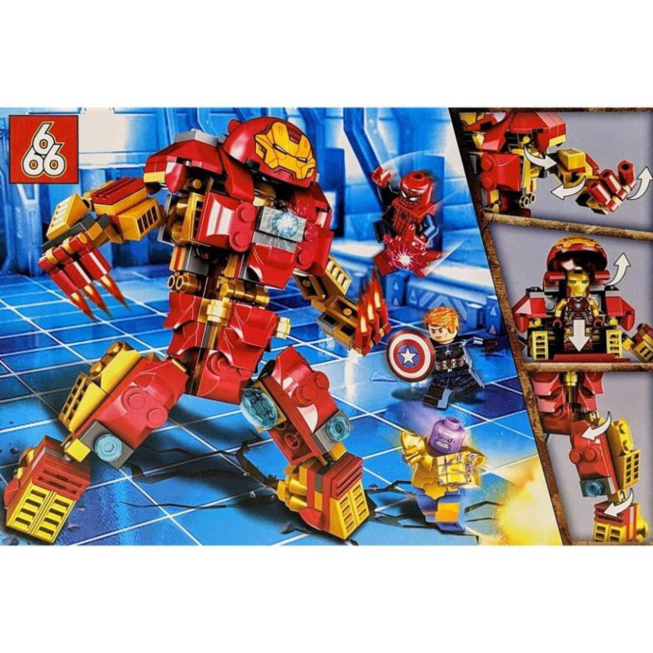 [Khai trương giảm giá] Bộ Lego 260 Miếng - Lắp ráp biệt đội siêu anh hùng và Thanos - Avenger End Game