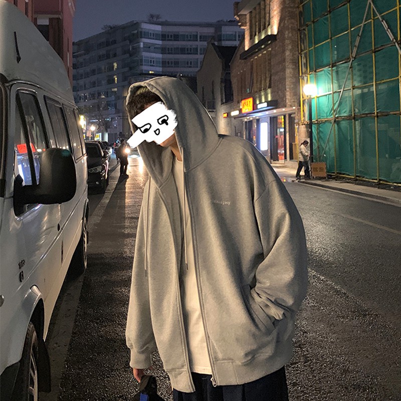 Áo khoác mũ trùm dài tay thời trang cho nam | BigBuy360 - bigbuy360.vn