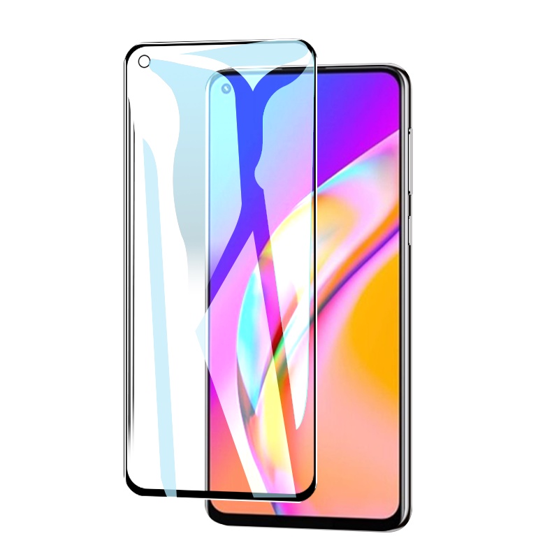 Kính Cường Lực Bảo Vệ Toàn Màn Hình Cho OPPO Reno 3 4 Pro 4F 5F 4 5 Lite 5Z Find X2 X3 Lite X2 X3 Neo
