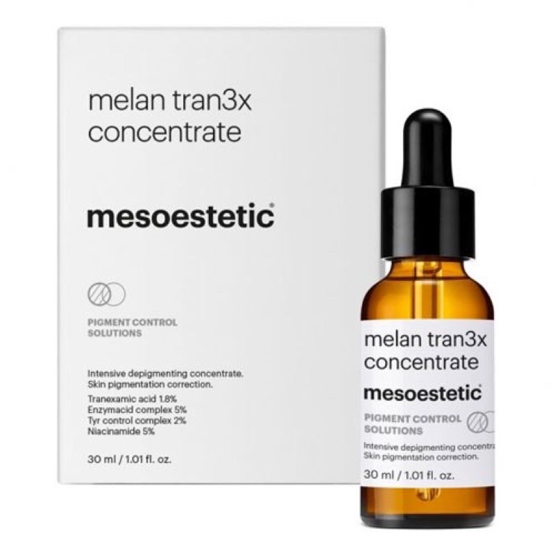 ✅Chính Hãng có tem ✅ Serum giảm nám chuyên sâu Mesoestetic Melan Tran3x Concentrate 30ml